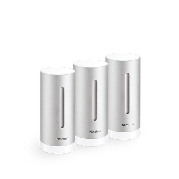 Pack of 3 Additional Indoor Modules for Netatmo Weather Station