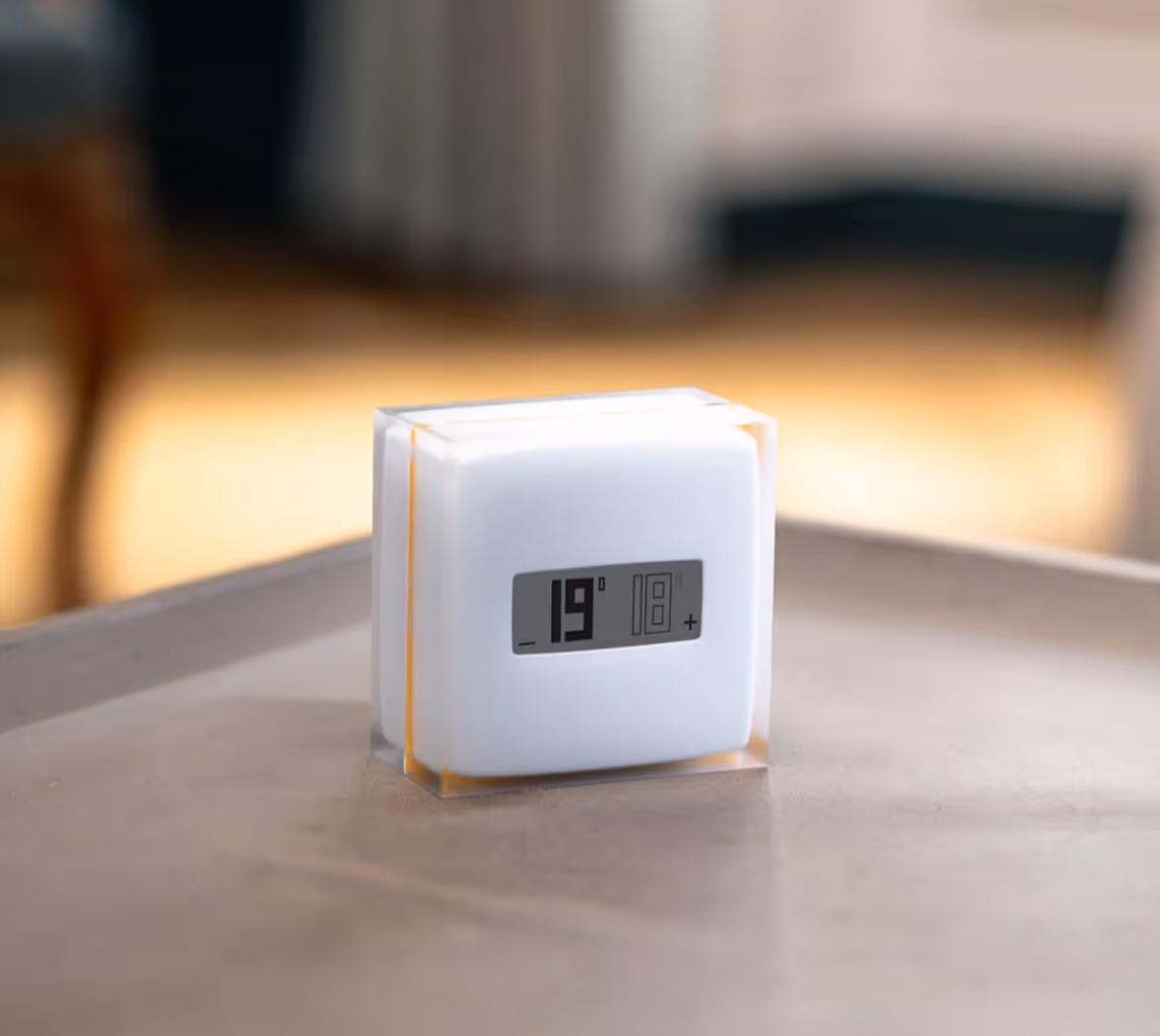 Justera temperaturen när som helst, även på distans.