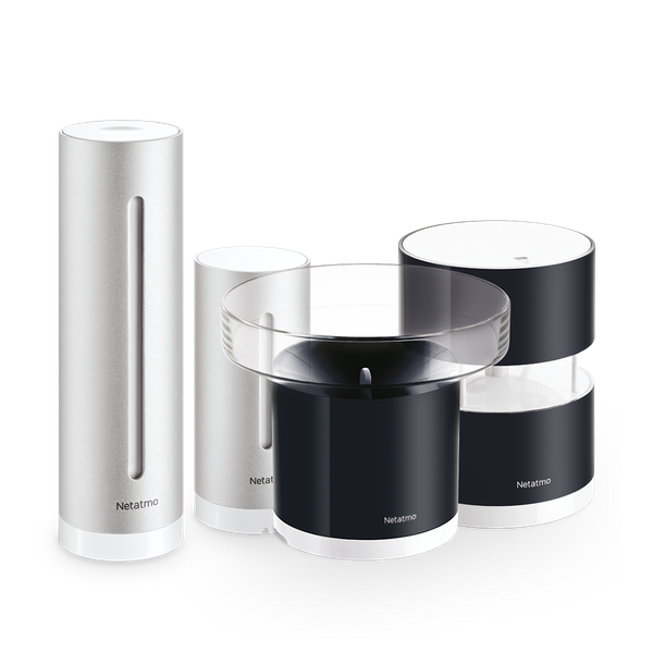 Weather station with rain gauge and anemometer | Netatmo