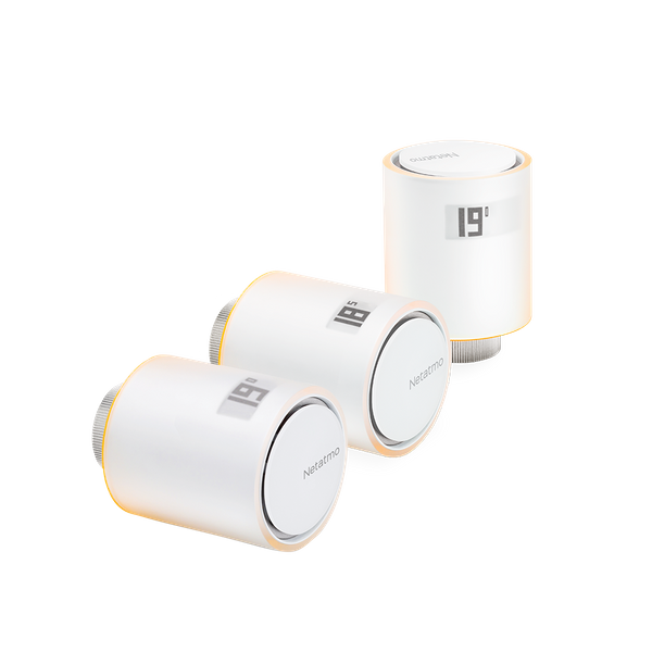 Pack de Cabezas Termostáticas Inteligentes Netatmo